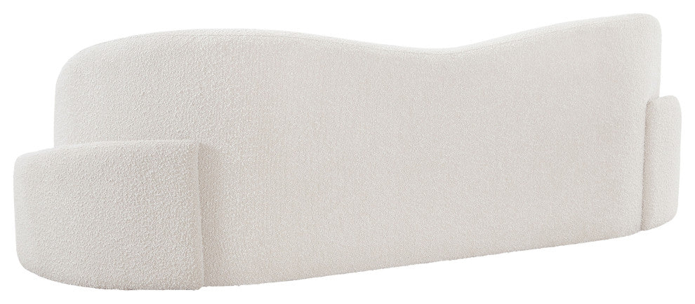 Principessa Boucle Fabric Chair, Cream, Sofa