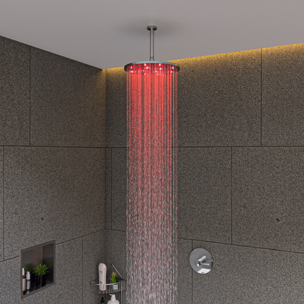 Ab1601, -Piece Polished Chrome Pressure Balanced Round Shower Mixer