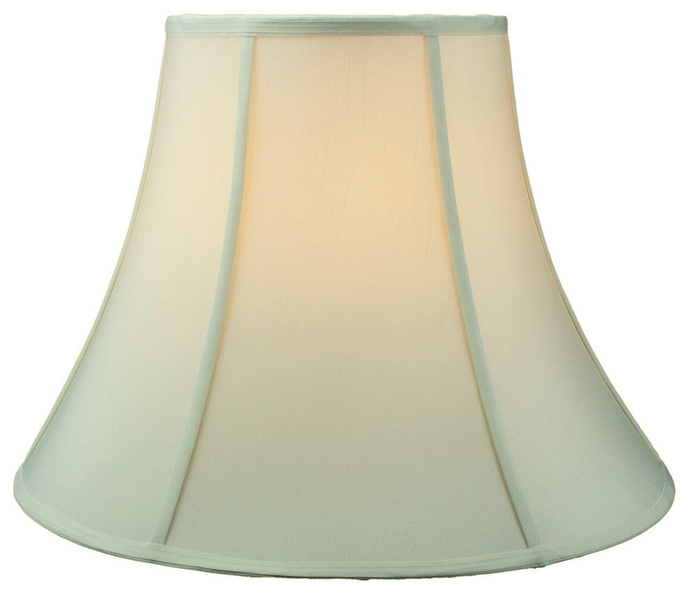 Egg Shell Shantung Bell Lampshade 10"x20"x15"