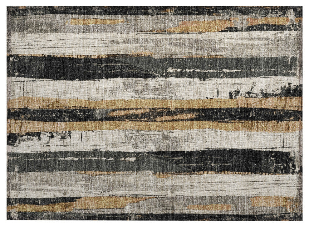 Machine Washable Indoor/Outdoor Chantille ACN1872 Taupe 1'8" x 2'6" Rug