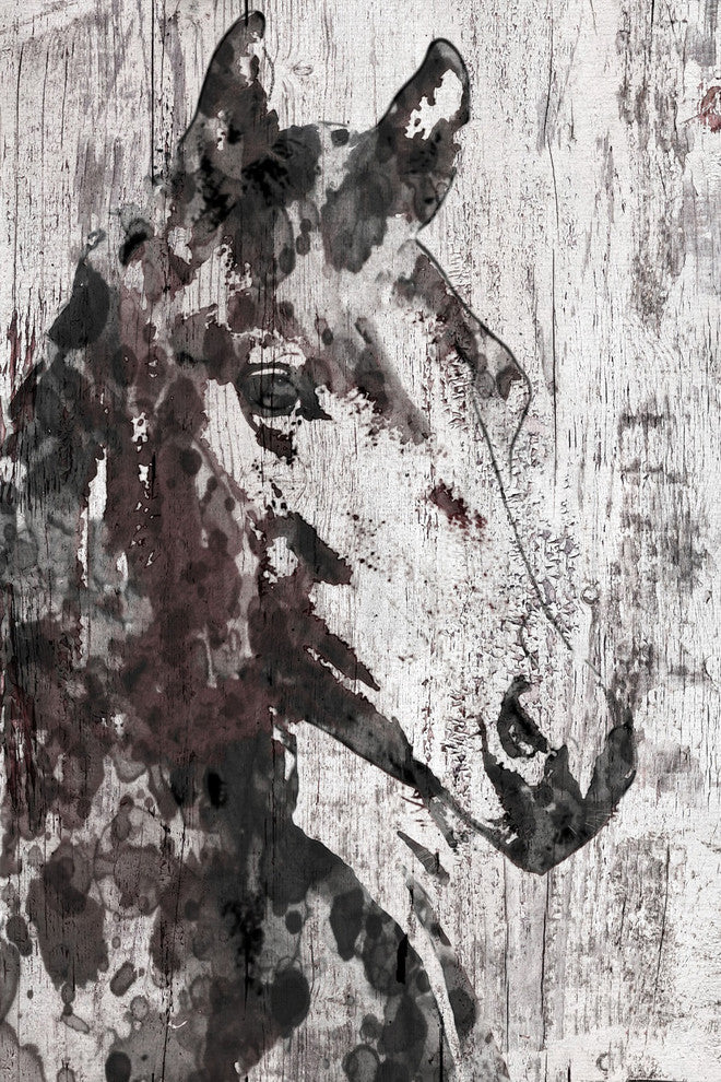 "Black Braid" by Irena Orlov Painting Print Wrapped Canvas, 24x36