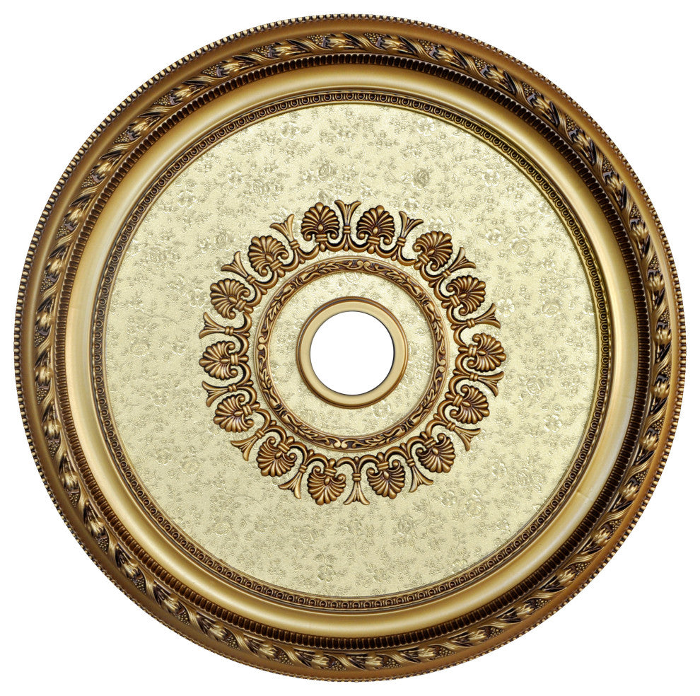 Artistry Lighting, Round 32" Antique Gold Ceiling Medallion (ART80-F-075)
