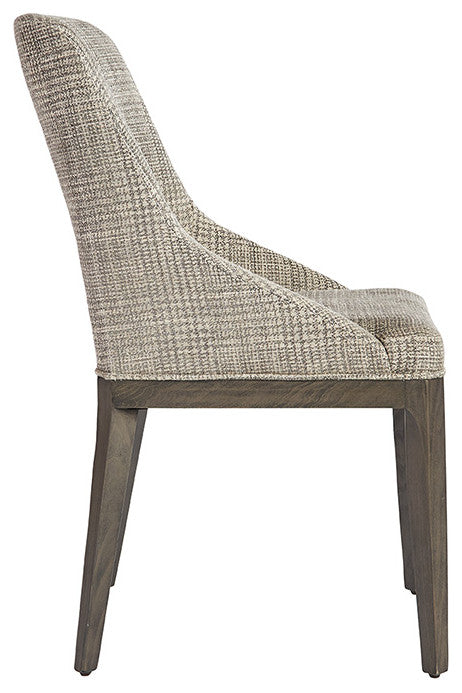 Estrada Dining Chair Light Grey Oak Naya Check Light Grey, Grey