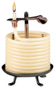 60 Hour Oval Beeswax Candle