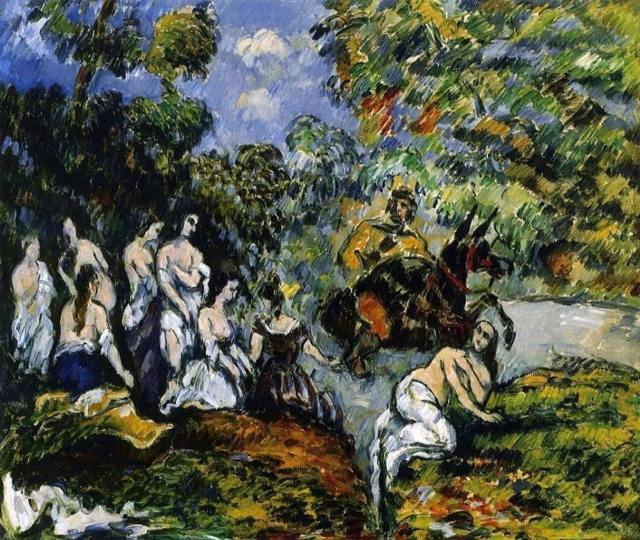 Paul Cezanne Legendery Scene - 20" x 25" Premium Canvas Print
