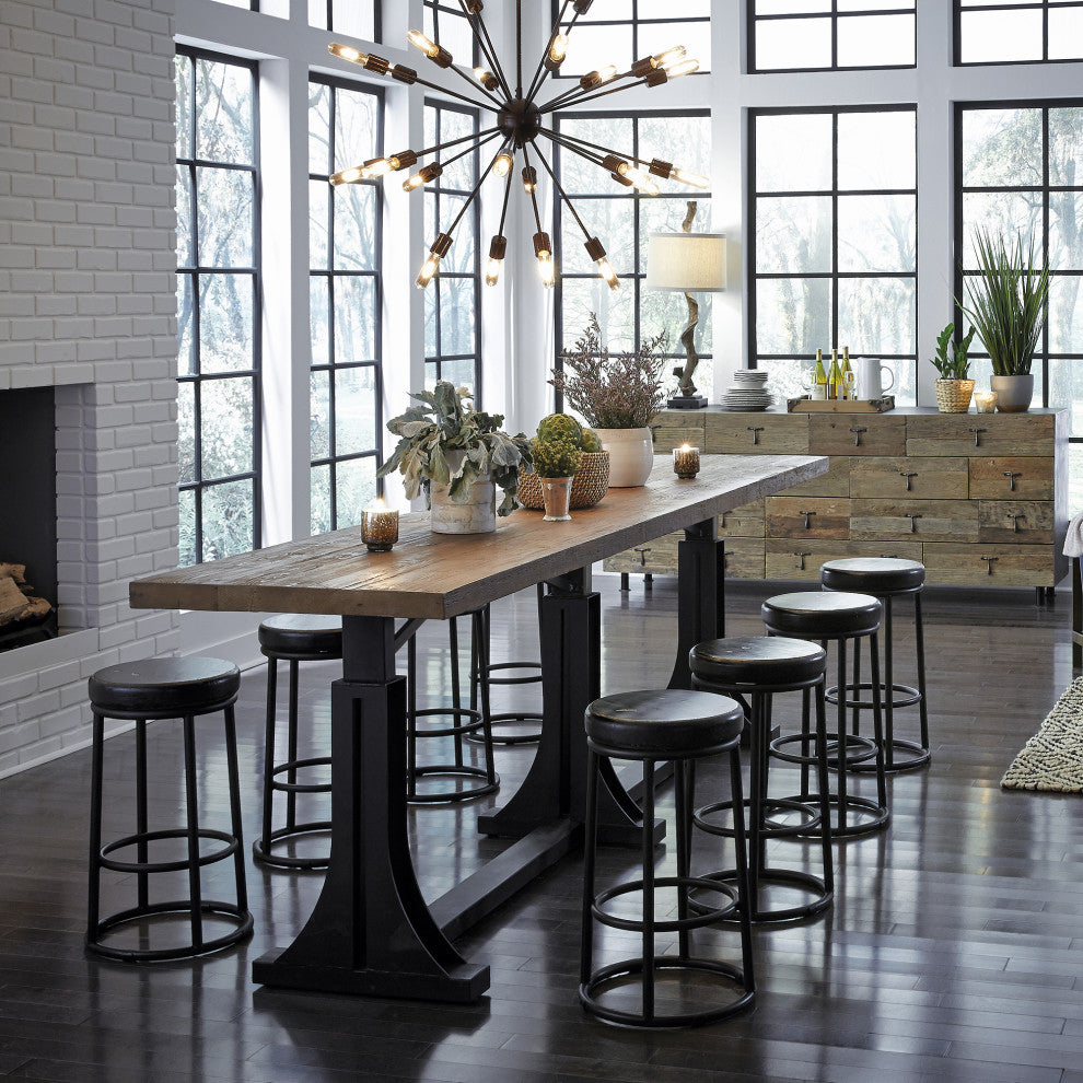 Elmira 118" Reclaimed Pine Counter Table by Kosas Home