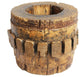 Consigned Mongolian Wood Axel Candle