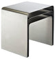 Modern Contemporary Living Room Metal Nesting Table Silver