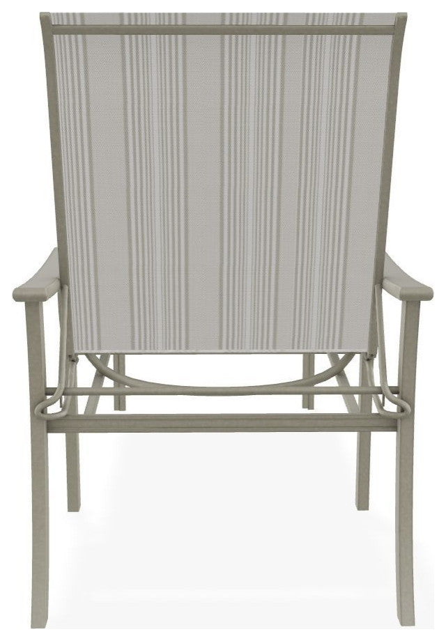 St. Catherine Sling 4-Position Outdoor Chaise Lounge, Harbor/Storm