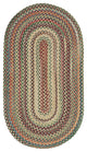 Sherwood Braided Oval Rug, Amber, 2'x8' Runner
