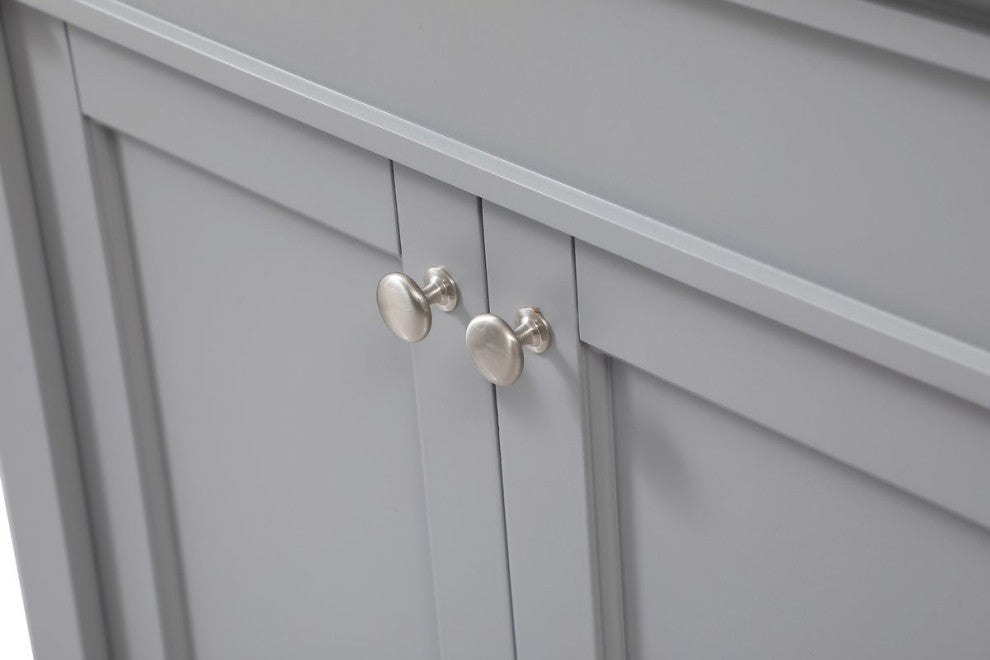 Home Living 21" Transitional Grey-Light Bathroom Vanity