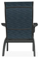 Adirondack Sling Outdoor Adirondack Armchair, Nimbus Ocean/Graphite