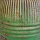 Consigned Vintage Green Iron Grain Barrel