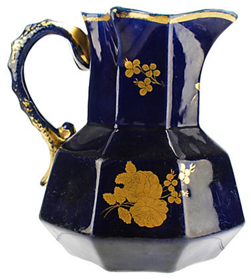 Consigned Antique Mason's Ironstone Mazarine Pitcher or Jug
