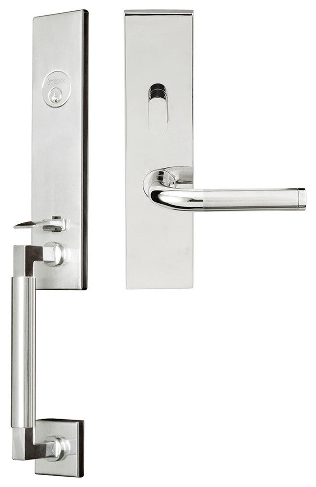 Vienna Lever, Mortise Entry Handleset, Right Hand