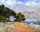 Claude Oscar Monet Meton Seen from Cap Martin Premium Canvas Print