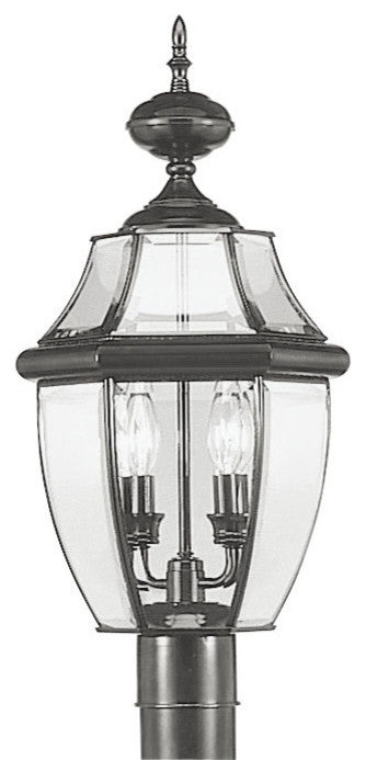 Monterey Outdoor Post Head, Black