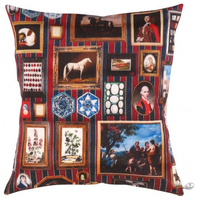Pasargad Turkish Fine Silk Wall Hanging Pillow 16"