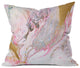 Iveta Abolina Winter Marble Throw Pillow, 18"x18"