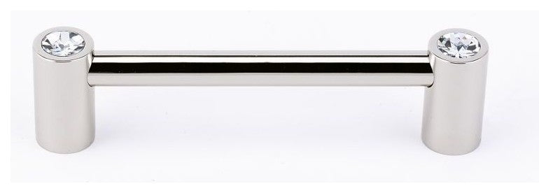 Alno Crystal Pull Modern in Polished Nickel