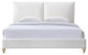 Safavieh Couture Sophianna Platform Bed, Ivory/Natural, Queen