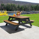 Hometown Picnic Table, Saddle