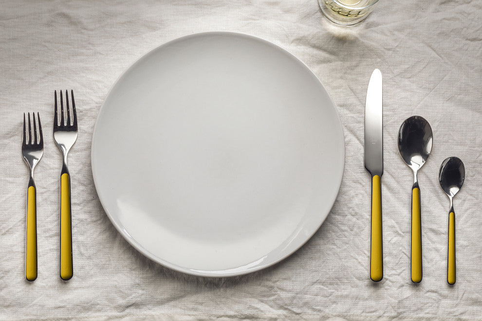 Fantasia Flatware Set, Yellow, 20 Pcs.