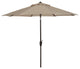 Safavieh Ortega 9' Auto Tilt Crank Umbrella