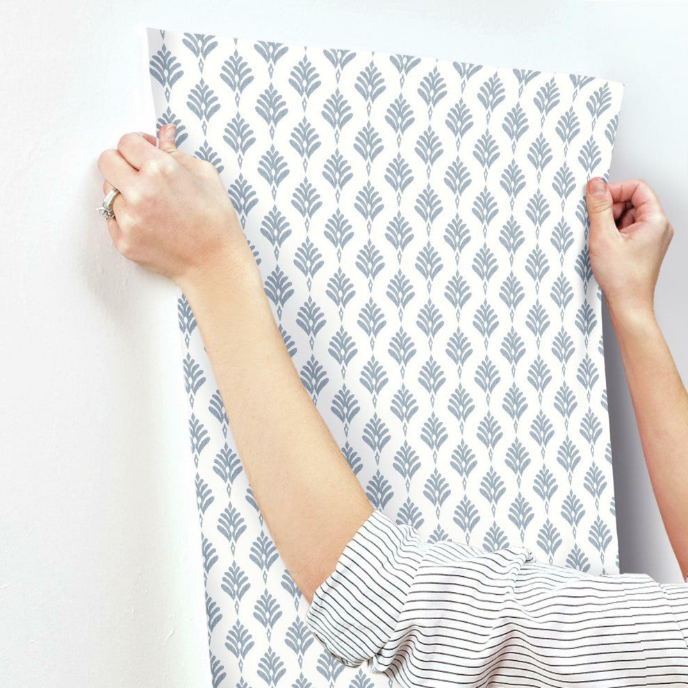 French Scallop Wallpaper