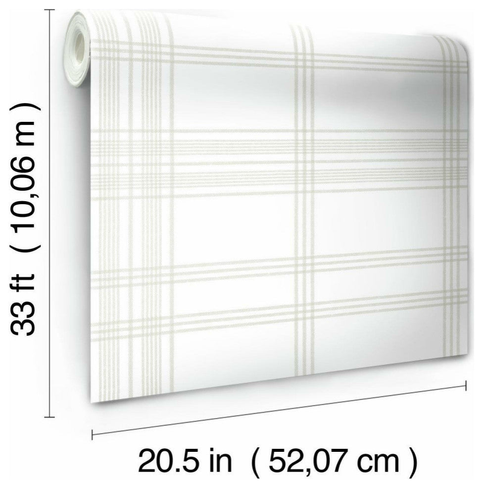 Charter Plaid Wallpaper