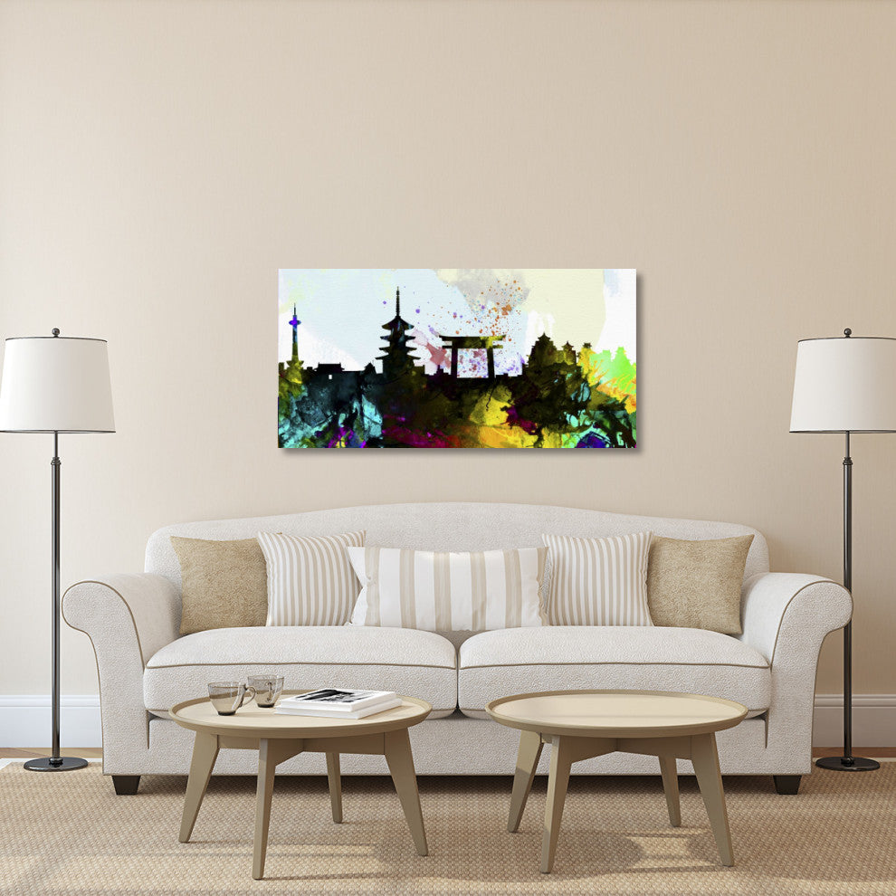 "Kyoto City Skyline" Fine Art Print
