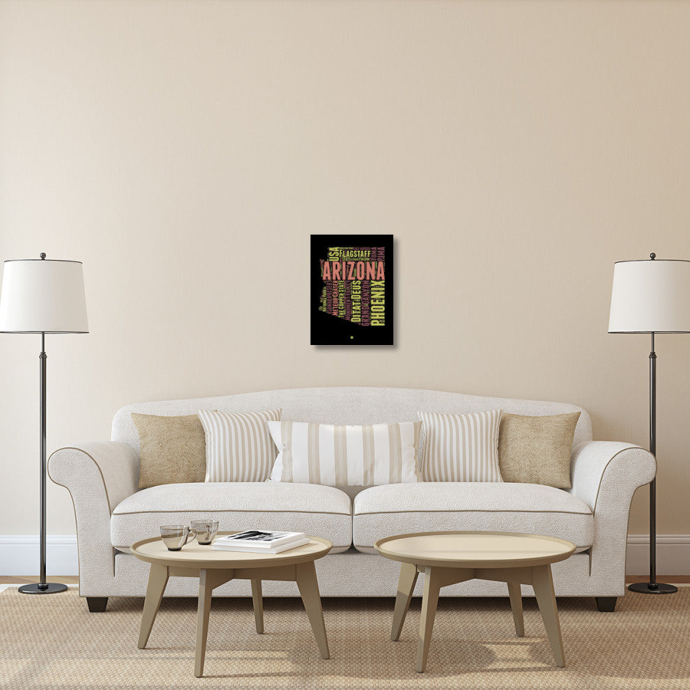 "Arizona Word Cloud 1" Fine Art Print
