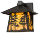 8W Stillwater Tall Pines Hanging Wall Sconce