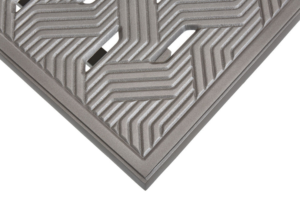 Merge 32" x 50" Coffee Table, Weathered Teak