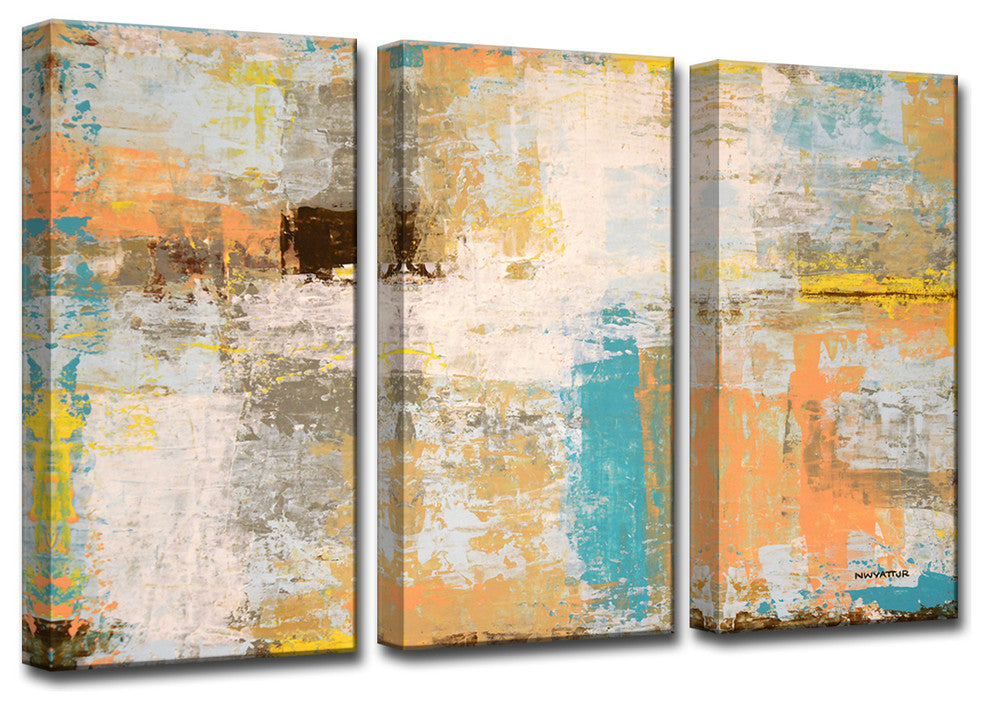 Ready2HangArt Oversized Canvas 'Promise Me' by Norman Wyatt, 30"x40" 3-Panels