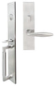 Summer Lever, Mortise Entry Handleset, Right Hand Reverse, Satin Stainless Steel