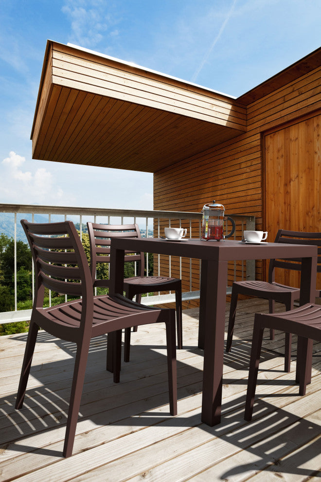 Compamia Ares Outdoor Dining Chairs, Set of 2, Brown