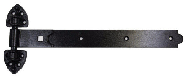 Heavy Reversible Hinges, Black, 7", Pair