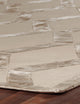 Metro Velvet Hand-Knotted New Zealand Wool and Viscose Beige Area Rug, 8'x10'
