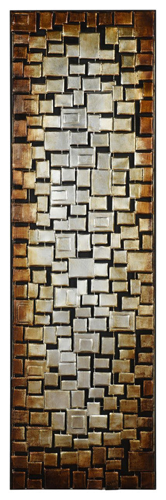 Handmade Metal Wall Art-Geometric-22" x 71"