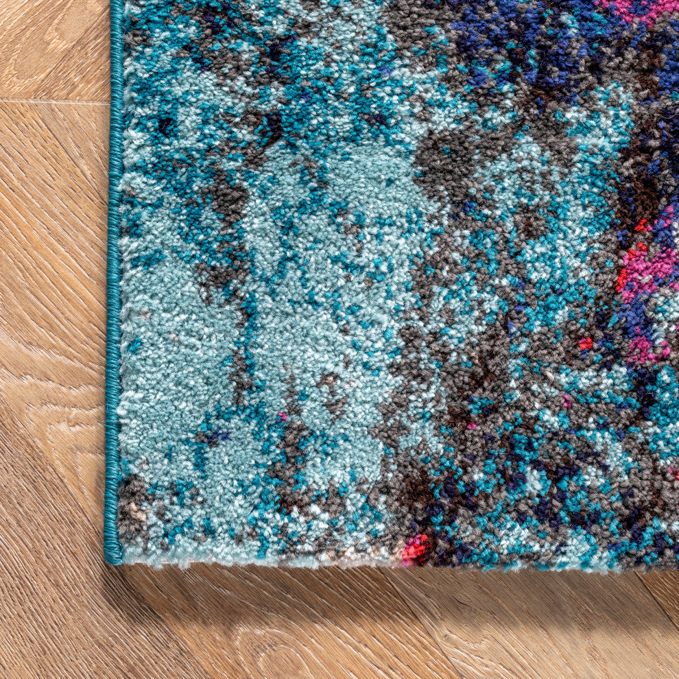 Nuloom Cloud Nebula Abstract Area Rug, Multicolor 9'x12'