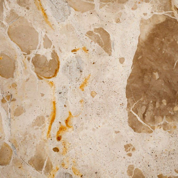 Safavieh Couture Valentia Round Marble Accent Table, Beige