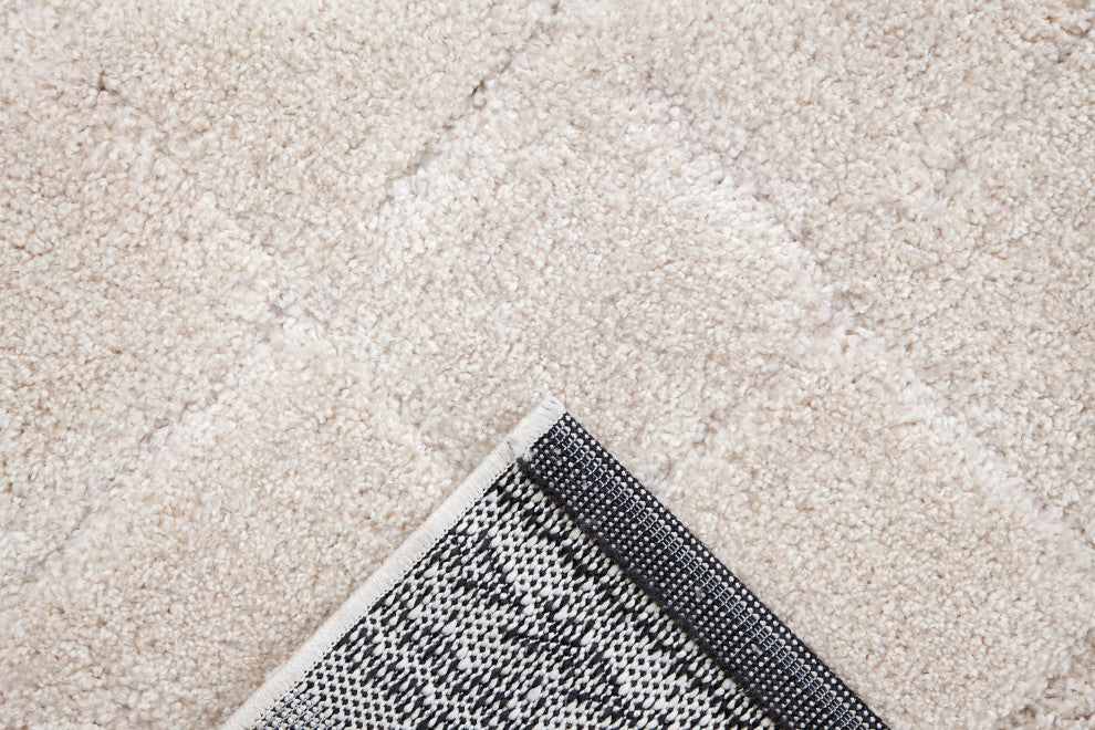 Denali Bijou Cream Polypropylene Tufted Area Rug