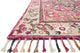 Wool Hand Hooked Colorful Tassels Zharah Area Rug, Raspberry / Taupe, 2'-6" X 7'