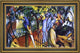August Macke Zoological Garden I - 18" x 27" Framed Premium Canvas Print