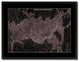 Russia Siberia Vintage Vivid Sepia Map Canvas, 28"x37"