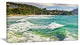 "Exotic Tropical Beach Blue Waters" Oversized Beach Wall Art, 1 Panel, 60"x28"