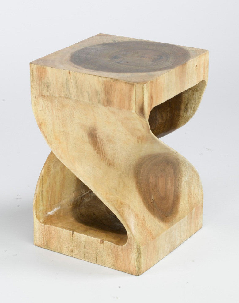Saltford Twisted Teak Side Table