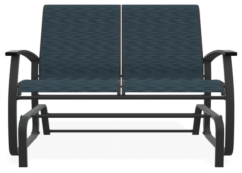Belle Isle Sling 2-Seat Glider, Nimbus Ocean/Graphite