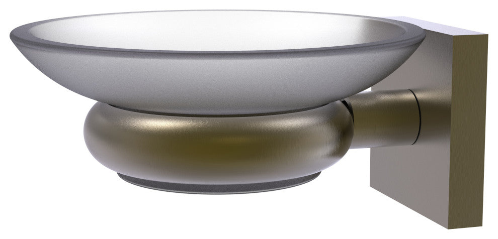 Montero Wall Mounted Soap Dish, Antique Brass